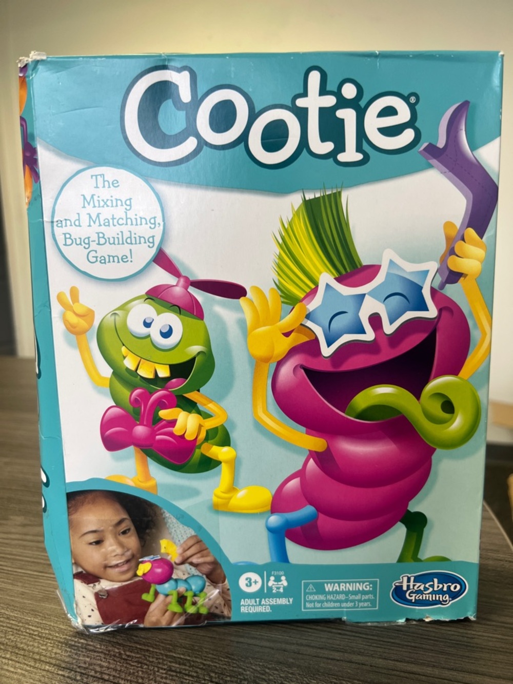 Hasbro Cootie Game - Classic Mixing and Matching Bug-Building Game
